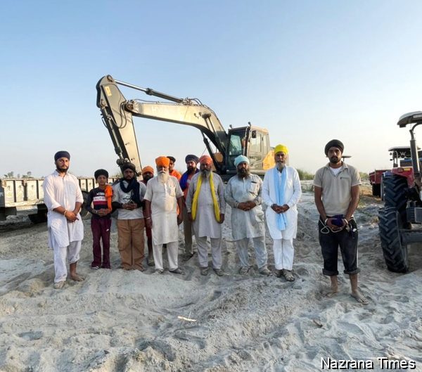 ਹੜ੍ਹ ਸੁਰੱਖਿਆ ਪ੍ਰਬੰਧਾਂ ਲਈ ਮੋਹਰੀ ਬਣ ਕੇ ਵੱਡੇ ਸੇਵਾ ਕਾਰਜ ਵਿਚ ਜੁੱਟੀ  ਸੰਪਰਦਾਇ ਕਾਰ ਸੇਵਾ ਸਰਹਾਲੀ ਸਾਹਿਬ