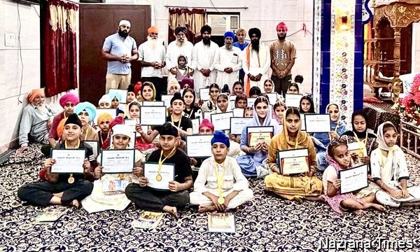 ਧਰਮ ਪ੍ਰਚਾਰ ਕਮੇਟੀ ਸ੍ਰੀ ਅੰਮ੍ਰਿਤਸਰ ਸਾਹਿਬ ਵੱਲੋਂ ਪਿੰਡ ਭਗਵਾਨਪੁਰ ਵਿਖੇ ਗੁਰਮਤਿ ਟਰੇਨਿੰਗ ਕੈਂਪ ਲਗਾਇਆ