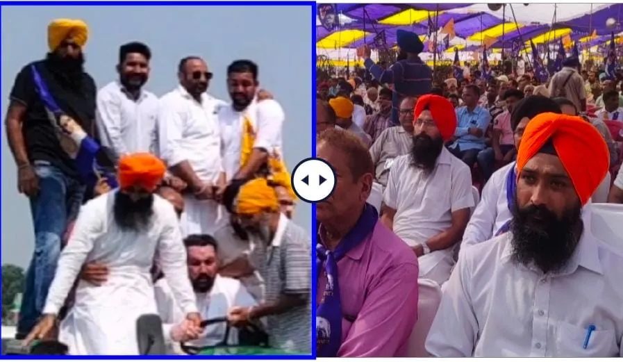 ਵਿਧਾਇਕ ਪਵਨ ਕੁਮਾਰ ਟੀਨੂੰ ਦੀ ਅਗਵਾਈ ਹੇਠ  ਭਾਰੀ ਗਿਣਤੀ ਵਿੱਚ ਕਾਫਲਾ ਪਹੁੰਚਿਆ ਰੈਲੀ ਵਿੱਚ   