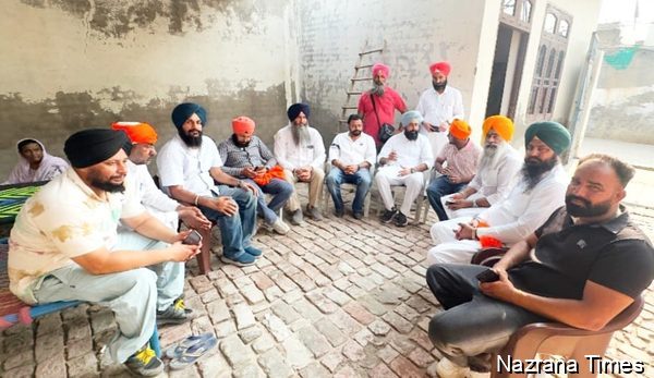 ਸੈਕਟਰੀ ਗੁਰਦਿਆਲ ਸਿੰਘ ਦੇ ਪਰਿਵਾਰ ਨਾਲ ਦੁੱਖ ਸਾਂਝਾ ਕਰਨ ਪੁੱਜੇ ਸਰਪੰਚ ਬਿੱਲਾ ਸ਼ੇਰੋਂ