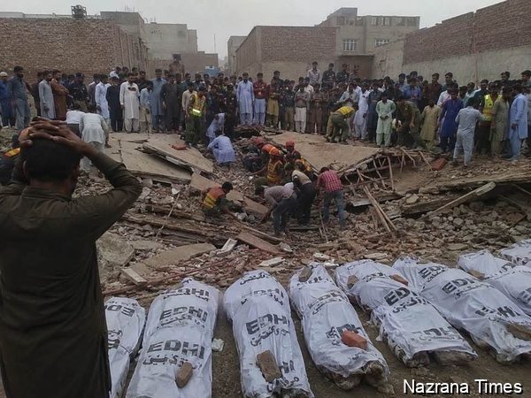 Roof Collapse at Lahore Tuition Centre Kills 14 Children; CM Orders Inquiry