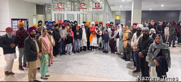 ਮੈਲਬੌਰਨ ਪਹੁੰਚਣ ਤੇ ਸੰਗਤ ਵਲੋਂ ਸੰਤ ਬਾਬਾ ਸੁੱਖਾ ਸਿੰਘ ਜੀ ਦਾ ਸਵਾਗਤ ਕੀਤਾ