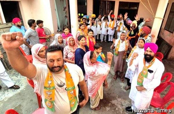 ਹਰਜੀਤ ਸਿੰਘ ਸੰਧੂ ਦੀ ਅਗਵਾਈ ਹੇਠ ਕਈ ਪ੍ਰਮੁੱਖ ਪਰਿਵਾਰਾਂ ਨੇ ਕੀਤੀ ਭਾਜਪਾ ਵਿੱਚ ਸ਼ਮੂਲੀਅਤ