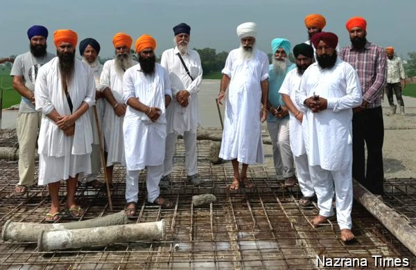 ਡੇਰਾ ਤਪੋਬਨ ਸਾਹਿਬ ਵਿਖੇ ਉਸਾਰੀ ਅਧੀਨ NRI ਸਰਾਂ ਦੀ ਚੌਥੀ ਮੰਜ਼ਿਲ ਦਾ ਪਾਇਆ ਲੈਂਟਰ