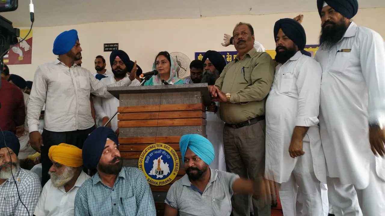 ਕਾਂਗਰਸ ਪਾਰਟੀ ਨੇ ਸਿਵਾਏ ਲਾਰਿਆਂ ਤੋਂ ਲੋਕਾਂ ਦਾ ਕੁਝ ਨਹੀਂ ਸੰਵਾਰਿਆ-ਬੀਬਾ ਹਰਸਿਮਰਤ ਬਾਦਲ