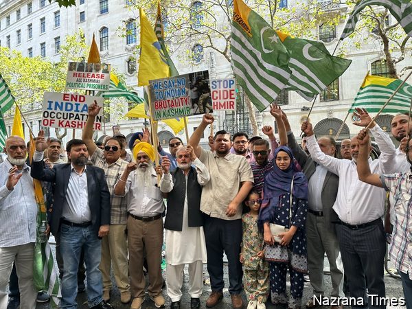 Kashmir and Khalistan Black Day Protest Held Outside Indian High Commission in London