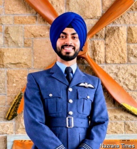 Jathedar Sri Akal Takht Sahib congratulates Sikh Flight Lieutenant Arshdeep Singh on his achievement in UK Royal Air Force