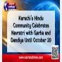 Karachi’s Hindu Community Celebrates Navratri with Garba and Dandiya Until October 20