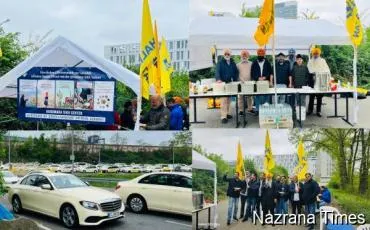 ਫਰੈਕਫੋਰਟ ਏਅਰਪੋਰਟ ਤੇ ਗੁਰੂ ਨਾਨਕ ਸਾਹਿਬ ਜੀ ਦੇ ਪ੍ਰਕਾਸ਼ ਪੁਰਬ ਅਤੇ ਖਾਲਸੇ ਪੰਥ ਦੇ 326ਵੇਂ ਪ੍ਰਗਟ ਦਿਹਾੜੇ ਤੇ ਟੈਕਸੀ ਵਾਲਿਆ ਨੇ ਲੰਗਰ ਲਗਾ ਬਾਬੇ ਦੇ ਸੁਨਹਿਰੀ ਉਪਦੇਸ਼ਾਂ ਦਾ ਦਿੱਤਾ ਸੁਨੇਹਾ ।