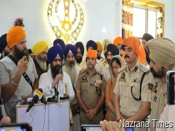 Akal Takht Sahib Jathedar Takes Stern Notice of Desecration Incident in Samba District Where Five Holy Saroops of Sri Guru Granth Sahib Were Set Ablaze