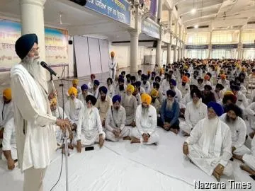 ਨਵੇਂ ਵਰ੍ਹੇ ਨਾਨਕਸ਼ਾਹੀ ਸੰਮਤ 558 ਸਬੰਧੀ ਗੁਰਦੁਆਰਾ ਸ੍ਰੀ ਮੰਜੀ ਸਾਹਿਬ ਦੀਵਾਨ ਹਾਲ ਵਿਖੇ ਗੁਰਮਤਿ ਸਮਾਗਮ