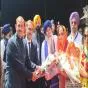 वाघा बॉर्डर पर सिख यात्रियों का भव्य स्वागत