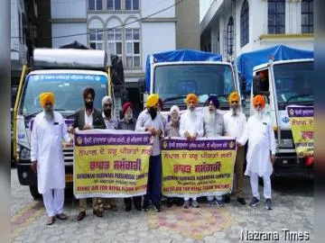 ਹੜ੍ਹ ਪੀੜਤਾਂ ਲਈ ਰਾਹਤ ਸਮੱਗਰੀ ਦੇ 4 ਟਰੱਕ ਲੈ ਕੇ ਨੇਪਾਲ ਪੁੱਜਾ ਸ਼੍ਰੋਮਣੀ ਕਮੇਟੀ ਦਾ ਵਫ਼ਦ