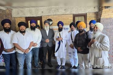 Khalsa Aid Founder Ravi Singh Khalsa Meets Jathedar Giani Kuldip Singh Gargajj