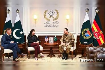 U.S. Afghanistan War Commission Delegation Meets Field Marshal Asim Munir at GHQ