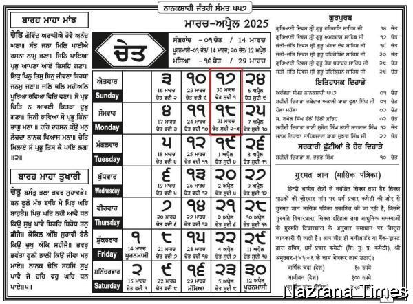 ਧੁਮੱਕੜਸ਼ਾਹੀ ਕੈਲੰਡਰ' ਵਾਲਿਆਂ  ਨੂੰ,  ਨਵੇਂ ਸਾਲ ਦੀਆਂ ਵਧਾਈਆਂ ?