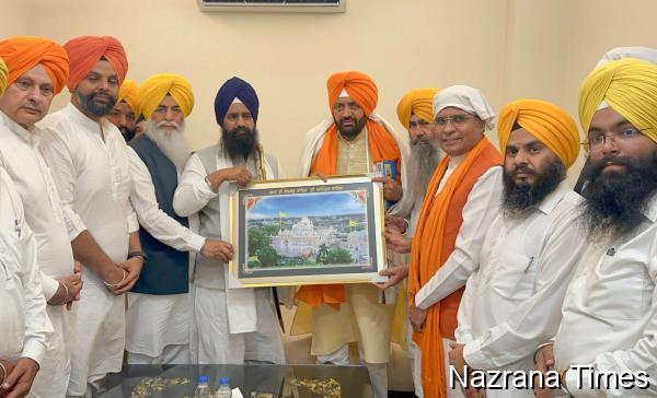 ਹਰਿਆਣਾ ਦੇ ਮੁੱਖ ਮੰਤਰੀ ਨੇ ਜਥੇਦਾਰ ਕੁਲਦੀਪ ਸਿੰਘ ਗੜਗੱਜ ਨਾਲ ਕੀਤੀ ਮੁਲਾਕਾਤ