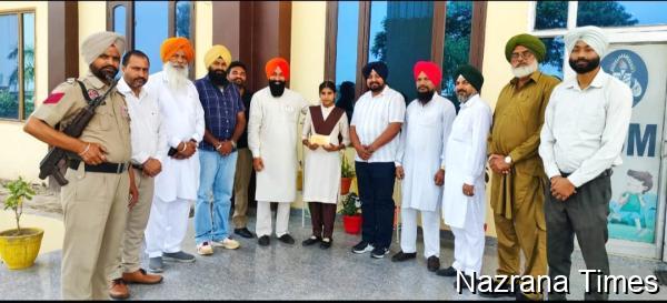 ਐਮ.ਐਸ.ਐਮ ਕਾਨਵੇਂਟ ਸਕੂਲ ਦੀ ਵਿਦਿਆਰਥਣ ਰਾਜਬੀਰ ਕੌਰ ਦਾ ਕੈਬਨਿਟ ਮੰਤਰੀ ਭੁੱਲਰ ਵਲੋਂ ਵਿਸ਼ੇਸ਼ ਸਨਮਾਨ