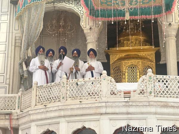 ਅਕਾਲ ਤਖ਼ਤ ਸਾਹਿਬ ਵਿਖੇ ਪੰਜ ਸਿੰਘ ਸਾਹਿਬਾਨ ਦੀ ਇਕੱਤਰਤਾ ਵਿੱਚ ਲਏ ਗਏ ਅਹਿਮ ਫ਼ੈਸਲੇ