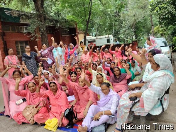 ਹੜਤਾਲ 'ਤੇ ਡੱਟੀਆਂ ਰਹੀਆਂ ਆਸ਼ਾ ਵਰਕਰਾਂ