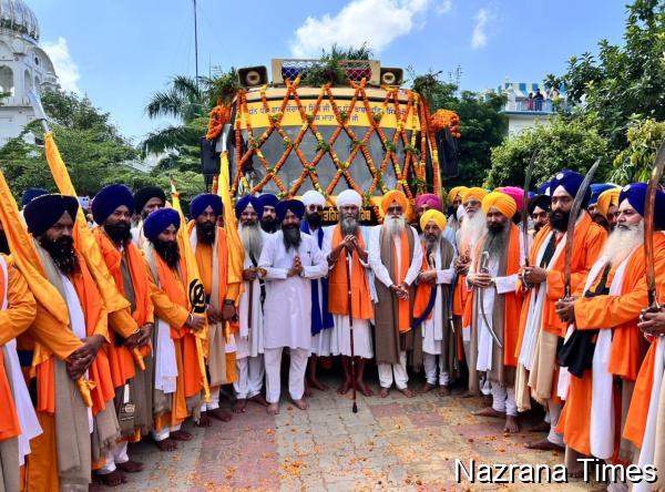 ਸ੍ਰੀ ਗੁਰੂ ਤੇਗ ਬਹਾਦਰ ਸਾਹਿਬ ਜੀ ਦੇ ਸ਼ਹੀਦੀ ਸਾਕੇ ਦੀ 350 ਸਾਲਾ ਸ਼ਤਾਬਦੀ: ਆਸਾਮ ਤੋਂ ਆਰੰਭ ਹੋਇਆ ਸ਼ਹੀਦੀ ਨਗਰ ਕੀਰਤਨ ਮਹਿੰਗਾਪੁਰ ਤੋਂ ਗੁਰਦੁਆਰਾ ਦਮਦਮਾ ਸਾਹਿਬ ਪੂਰਨਪੁਰ ਲਈ ਰਵਾਨਾ