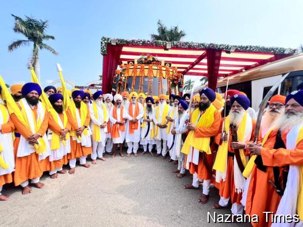 ਗੁਰਦੁਆਰਾ ਧੋਬੜੀ ਸਾਹਿਬ ਤੋਂ ਆਰੰਭ ਹੋਇਆ ਸ਼ਹੀਦੀ ਨਗਰ ਕੀਰਤਨ ਗੁਰਦੁਆਰਾ ਸ੍ਰੀ ਨਾਨਕਮਤਾ ਸਾਹਿਬ ਉਤਰਾਖੰਡ ਤੋਂ ਬਰੇਲੀ ਲਈ ਰਵਾਨਾ