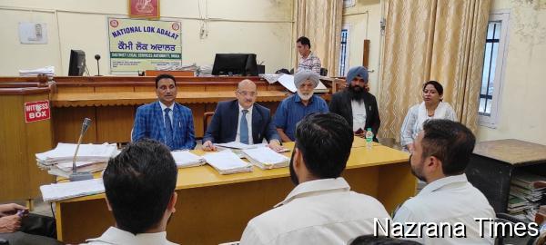 ਨੈਸ਼ਨਲ ਲੋਕ ਅਦਾਲਤ ਵਿੱਚ ਕੁੱਲ 5048 ਕੇਸਾਂ ਦਾ ਨਿਪਟਾਰਾ ਕਰਕੇ 13.91 ਕਰੋੜ ਤੋਂ ਵਧੇਰੇ ਦੇ ਅਵਾਰਡ ਪਾਸ: ਇੰਚਾਰਜ ਜ਼ਿਲ੍ਹਾ ਤੇ ਸੈਸ਼ਨ ਜੱਜ