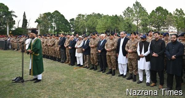 Funeral of Lt Col Junaid Tariq and Maj Tayyab Rahat Held at Chaklala Garrison