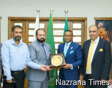 NPJC Confers Highest Award to Ethiopian Ambassador in Islamabad