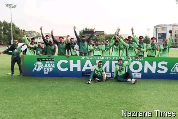 Pakistan U19 Thrash India U19 by 191 Runs to Win ACC Under-19 Asia Cup 2025