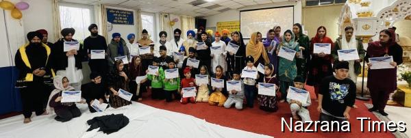 ਗੁਰਦਵਾਰਾ ਸਿੱਖ ਸੈਂਟਰ ਫਰੈਂਕਫਰਟ ਵਿਖੇ ਗੁਰਮਤਿ ਟ੍ਰੇਨਿੰਗ ਕੈੰਪ ਦੀ ਸਮਾਪਤੀ ਤੇ ਕਰਵਾਇਆ ਗੁਰਮਤਿ ਪ੍ਰਸ਼ਨ ਮੁਕਾਬਲਾ