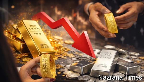 ਸਰਾਫ਼ਾ ਬਾਜ਼ਾਰ ''ਚ ਹਾਹਾਕਾਰ: ਚਾਂਦੀ 1.30 ਲੱਖ ਅਤੇ ਸੋਨਾ 40 ਹਜ਼ਾਰ ਰੁਪਏ ਟੁੱਟਿਆ