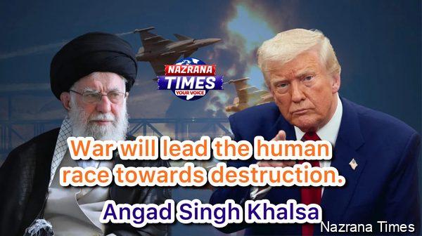 War will lead the human race towards destruction.